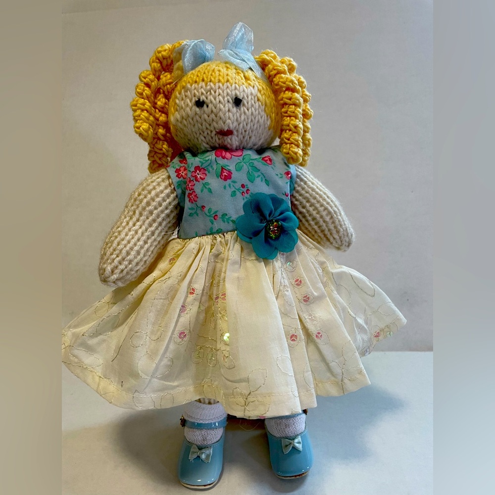 Hand made Knitted Doll